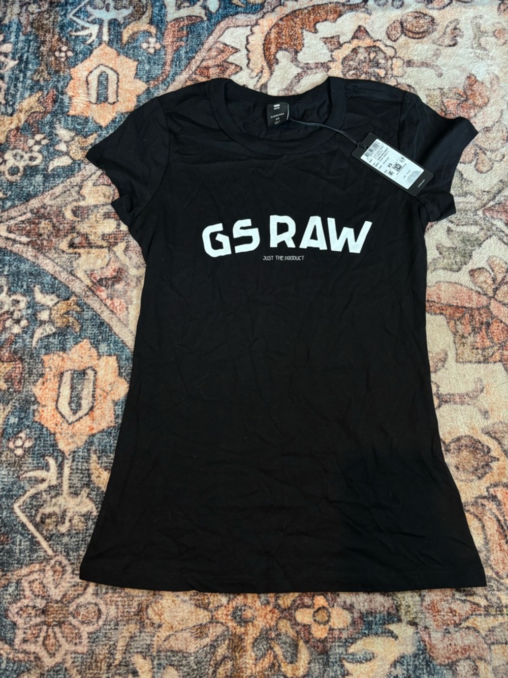G-Star Black Short Sleeve Logo Tee